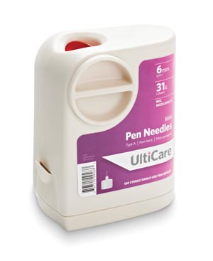 Ultimed Ulticare Ultiguard Pen Needles/6mm Depth, 31G x ¼"