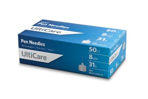 Ultimed Ulticare Pen Needles/8mm Depth, 31G x 5/16"