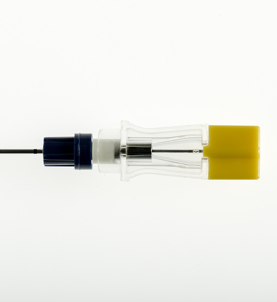 Myco Reli® Chiba Spinal Needles/Metric Marks/Echogenic w/ Depth Stopper/20G x 6"/Yellow/Ster