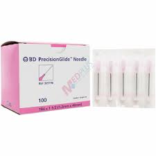BD Precisionglide™ Needles/18G x 1½", Regular Bevel, Sterile