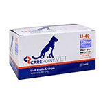Exel Veterinary U-40 Insulin Syringe/1cc, U-40, 29G x ½"