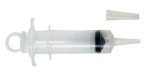 Amsino Amsure® Irrigation Syringes/60cc/Thumb Control Ring/Cath Tip w/ Protector/Sterile