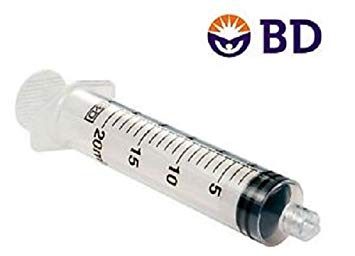 BD 20 Ml Syringes/Syringe Only, 20mL, Luer-Lok™ Tip