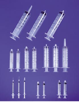 Exel Luer Slip Syringes/3cc, Low Dead Space Plunger, With Cap
