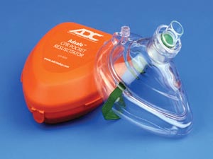 ADC Adsafe™ CPR Pocket Resuscitator - CPR Valve Mask Resuscitator In Case