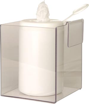 Bowman Caddy Dispenser, Clip-On, Clear