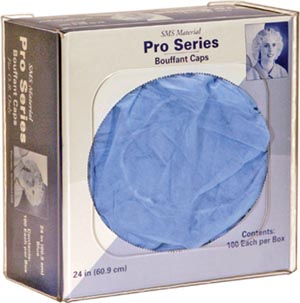 Bowman Bouffant/Shoe Cover Dispenser, Clear