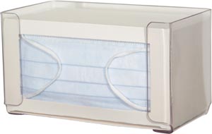 Bowman Face Mask Dispenser, Earloop Style, Clear