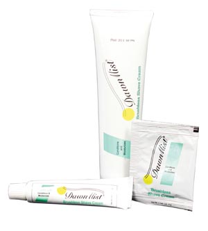 Dukal Dawnmist Shave Cream, Brushless, .25 oz Single Use Packet