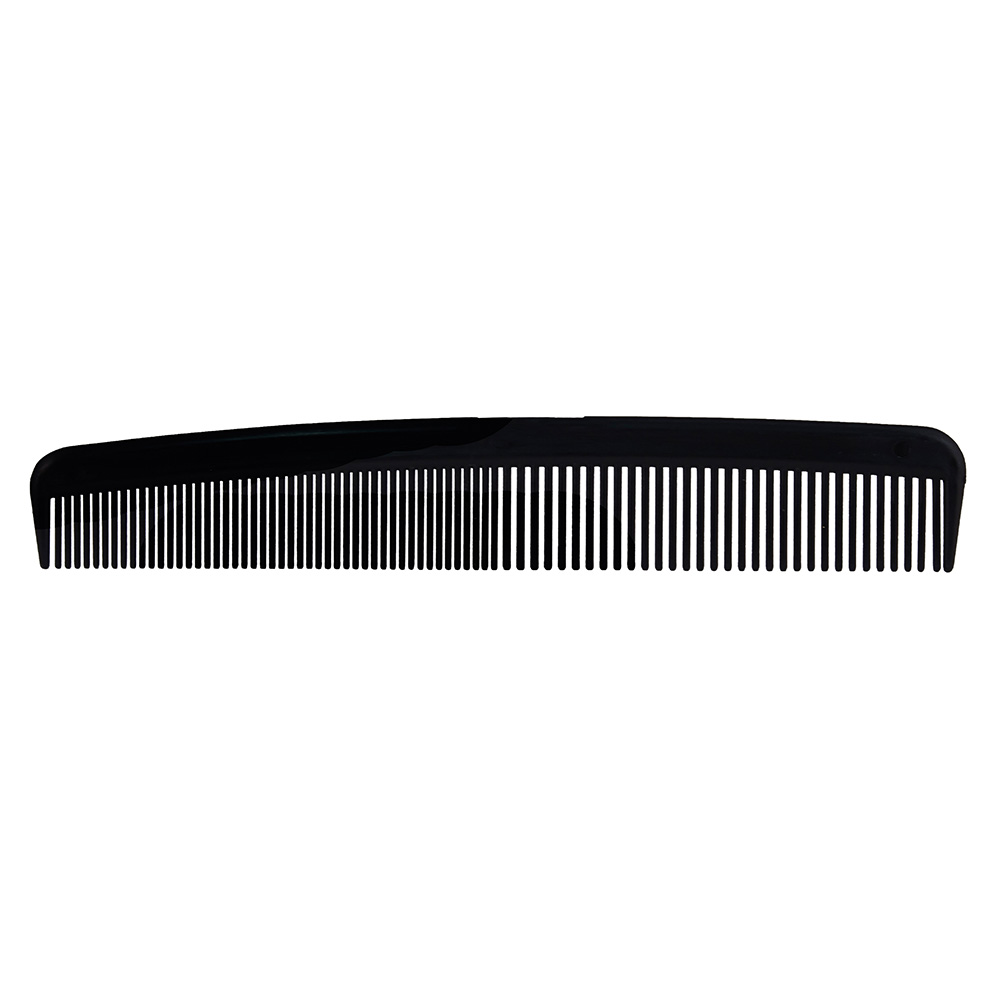 Dukal Dawnmist 8 inch Heavy Duty Comb, Black, Bulk