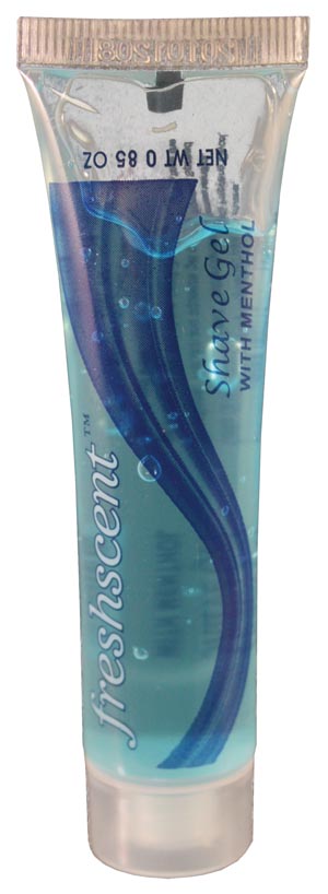 New World Imports Freshscent Shave Gel, 0.85 oz Tube