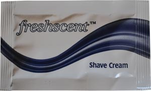 New World Imports Freshscent Shave Cream, 0.25 oz packet