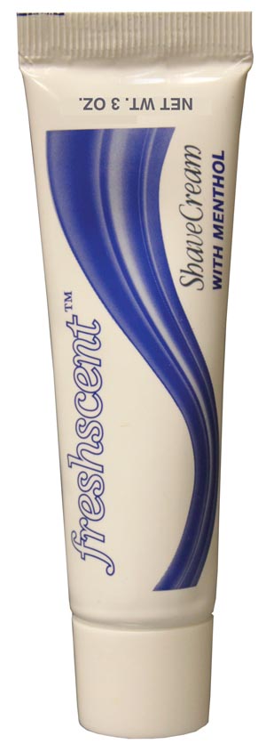 New World Imports Freshscent Brushless Shave Cream with Menthol, 3 oz Tube