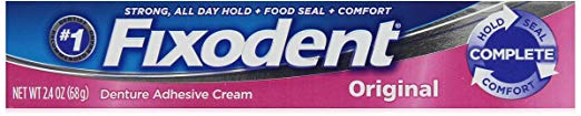 Fixodent Dental Adhesive, Original, 2.4 oz