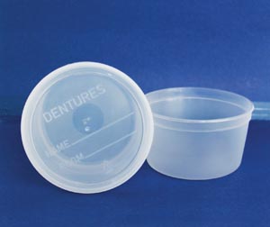 GMAX Denture Cup, with Lid, Rose