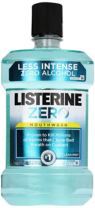 Listerine® Zero® Mouthwash, Clean Mint, 500 ml