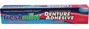 New World Imports Freshmint® Denture Adhesive, Freshmint, 2.4 oz