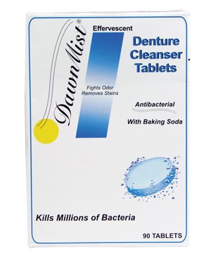 Dukal Dawnmist Denture Tablets, 90/bx