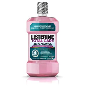 Listerine® Total Care Zero Mouthwash, Alcohol Free, Fresh Mint, 1L