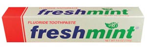 New World Imports Freshmint® Anticavity Fluoride Toothpaste, 4.6 oz, Individually Boxed