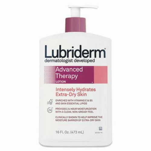 Johnson & Johnson Lubriderm 16 fl oz Advanced Therapy Moisturizing Lotion, 12/Carton