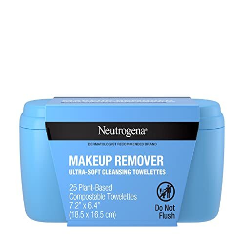 Johnson & Johnson Neutrogena Vanity Makeup Remover Cleansing Towelettes, 6 Pack/Case