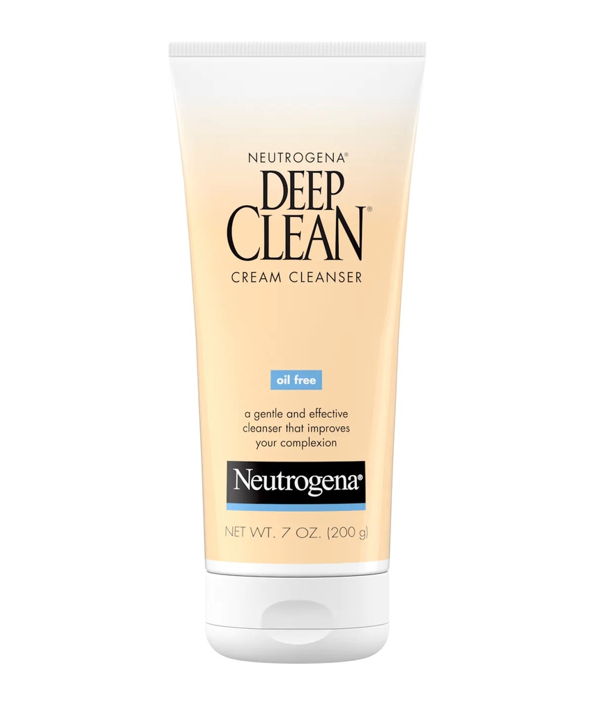 Johnson & Johnson Neutrogena 7 oz Deep Clean Cream Cleanser, 12/Case
