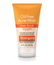 Johnson & Johnson Neutrogena 4.2 fl oz Oil-Free Acne Wash Daily Scrub, 12/Case