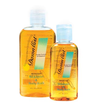 Dukal Dawnmist Shampoo & Body Wash, 8 oz Bottle with Dispensing Cap
