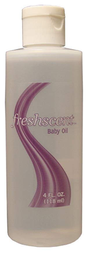 New World Imports Freshscent™ Baby Oil, 4 oz