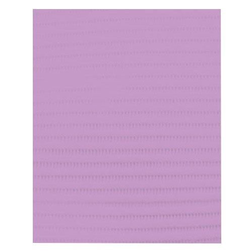 Crosstex 19" x 13" Lavender Sani-Tab® Chain-Free® 2-Ply Tissue with 1-Ply Poly