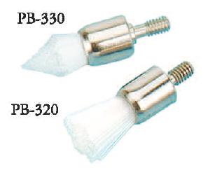 TPC Screw-On Type Prophy Brush - Pointed White