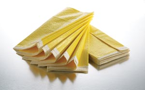 Graham Medical Visiblanket/54" x 84", Yellow/ White, Poly/ Tissue