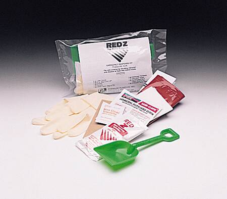 Medegen Solidifiers - Red-Z Emergency Response Kit, Boxed, Up to 1.25 Gallon, 36/cs