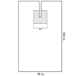 Halyard Eent Split Drape, Sterile, 3" x 23" Split, Control™ Fabric Reinforcement