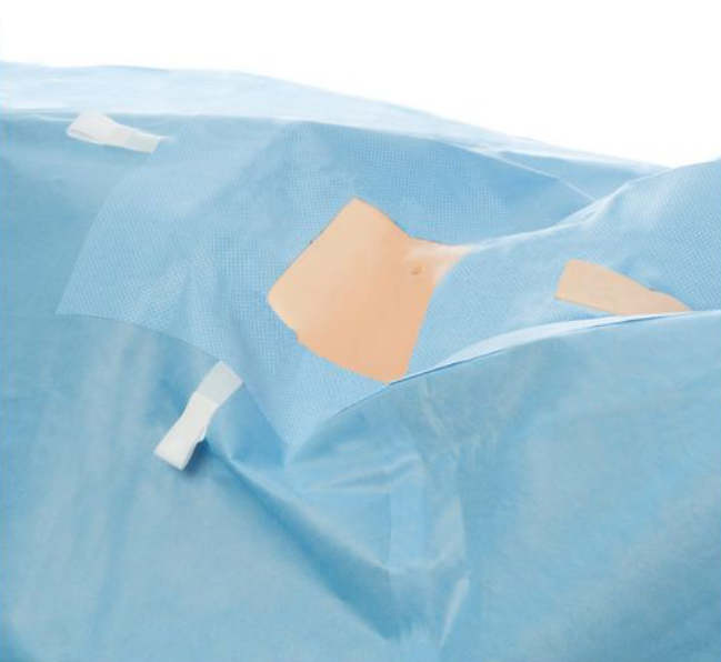 Halyard Drapes, Laparoscopy Drapes, T-Drape, SMS Fabric