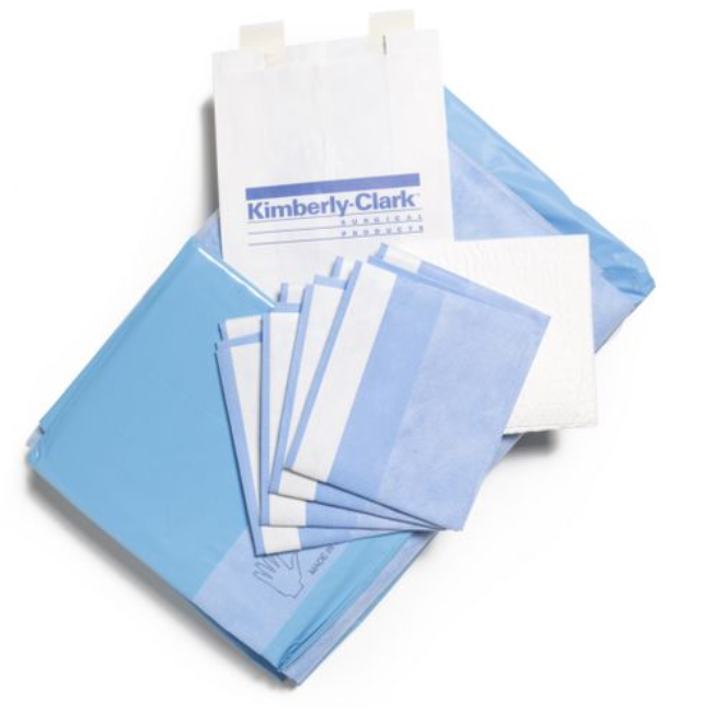 Halyard Drapes, U-Bar Pack 1, 5/cs