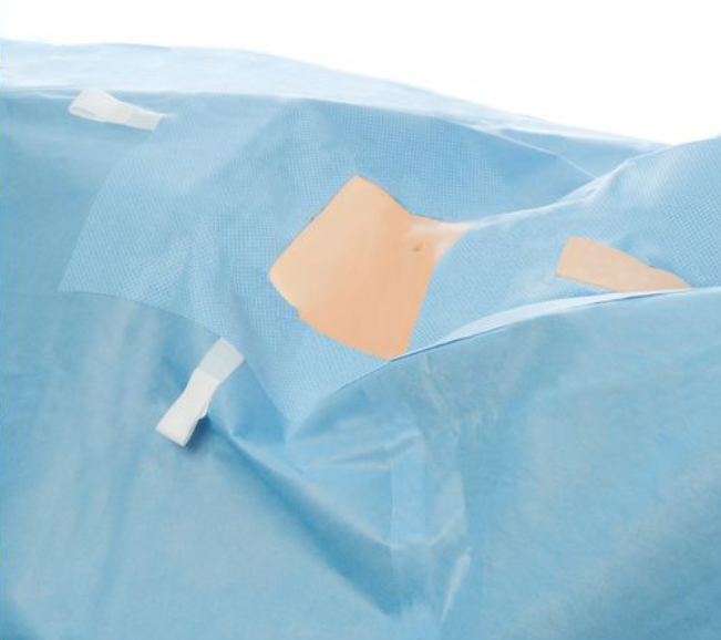 Halyard Drapes, Laparoscopy/ Pelviscopy Drape, 100" x 30" x 123", Sterile