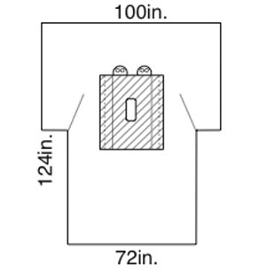Halyard Drapes Laparotomy Drape, 13/cs