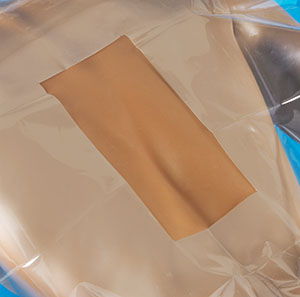 Busse Epidural/Pain Managemen Drape, 24" x 30", Clear Plastic, 4" x 8" Rectang. Fenestration