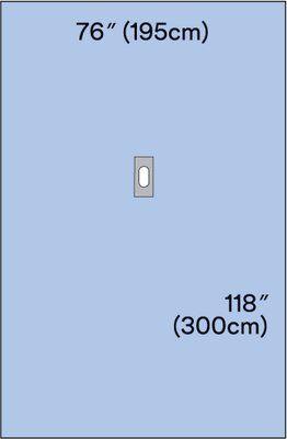 3M™ Orthopedic Steri-Drape™ Hand & Foot Drape, 77" x 118"