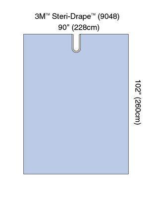 3M™ Neurology Steri-Drape™ Adhesive Split Sheet, 90" x 102"