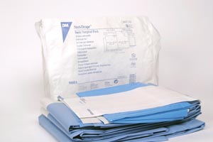 3M™ General Steri-Drape™ Basic Surgical Pack: Op Tape, Hand Towels, Mayo Stand Cover, med-L