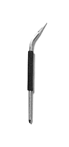 Conmed Hyfrecator Bipolar Forceps Electrode, Cushing Serrated Tips, Bayonet Style, 7½"