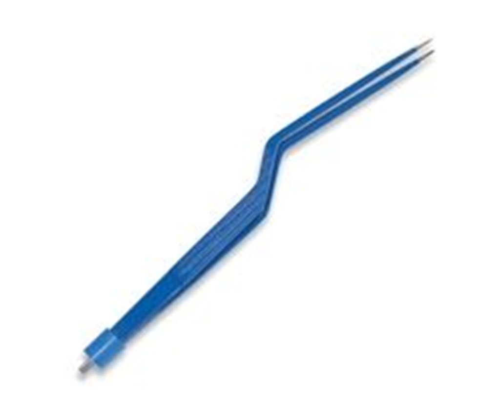 Medtronic Valleylab Titanium Bayonet Forceps, Straight, Ins, Reusable, 8¾", Med 1.0mm Tip, NS