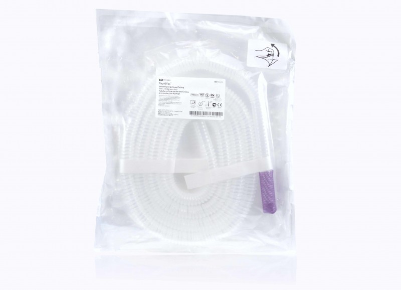 Medtronic Rapidvac 7/8 inch x 10 feet Smoke Sponge Guard Tubing, 12/Case