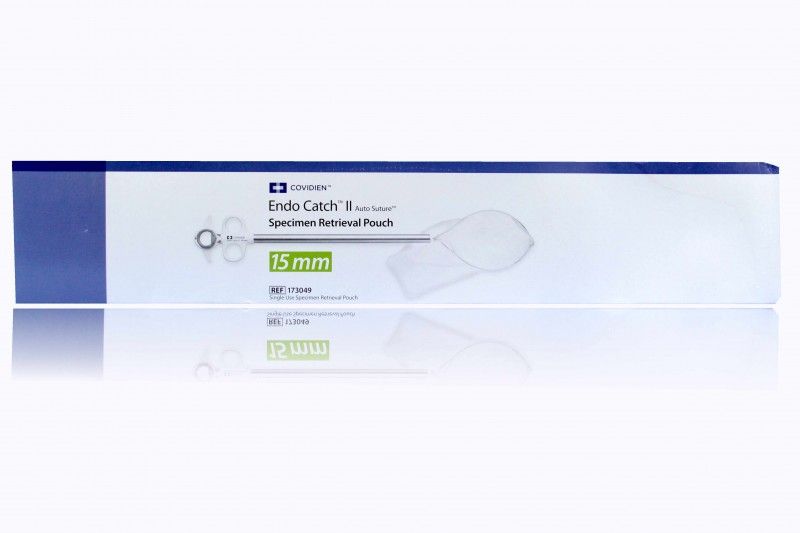 Medtronic Endo Catch II 15 mm Single Use Specimen Retrieval Pouch, Green, 3/Box