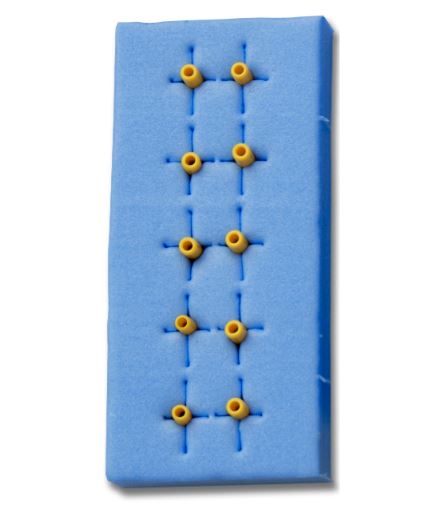 Aspen Surgical Suture Booties, Standard, Yellow, Sterile, 5 pr/bx