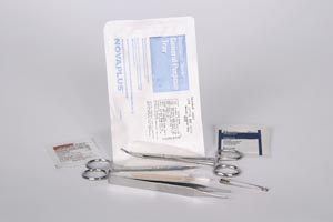 Medical Action General Purpose Kits: Scissor Iris 4¾ w/ pp (R0648), Safety Pin #3 (S865), Forcep