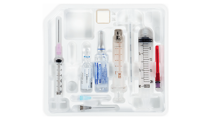 BD Combined Spinal & Epidural Trays w/ Spirol Spring-Wound Epidural Catheter/Flat Filter/Transparent Dressing, 10/Case
